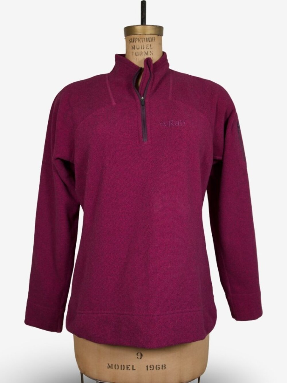 Rab Nexus Pull On Mulberry Polartec 1/2 Zip Fleece